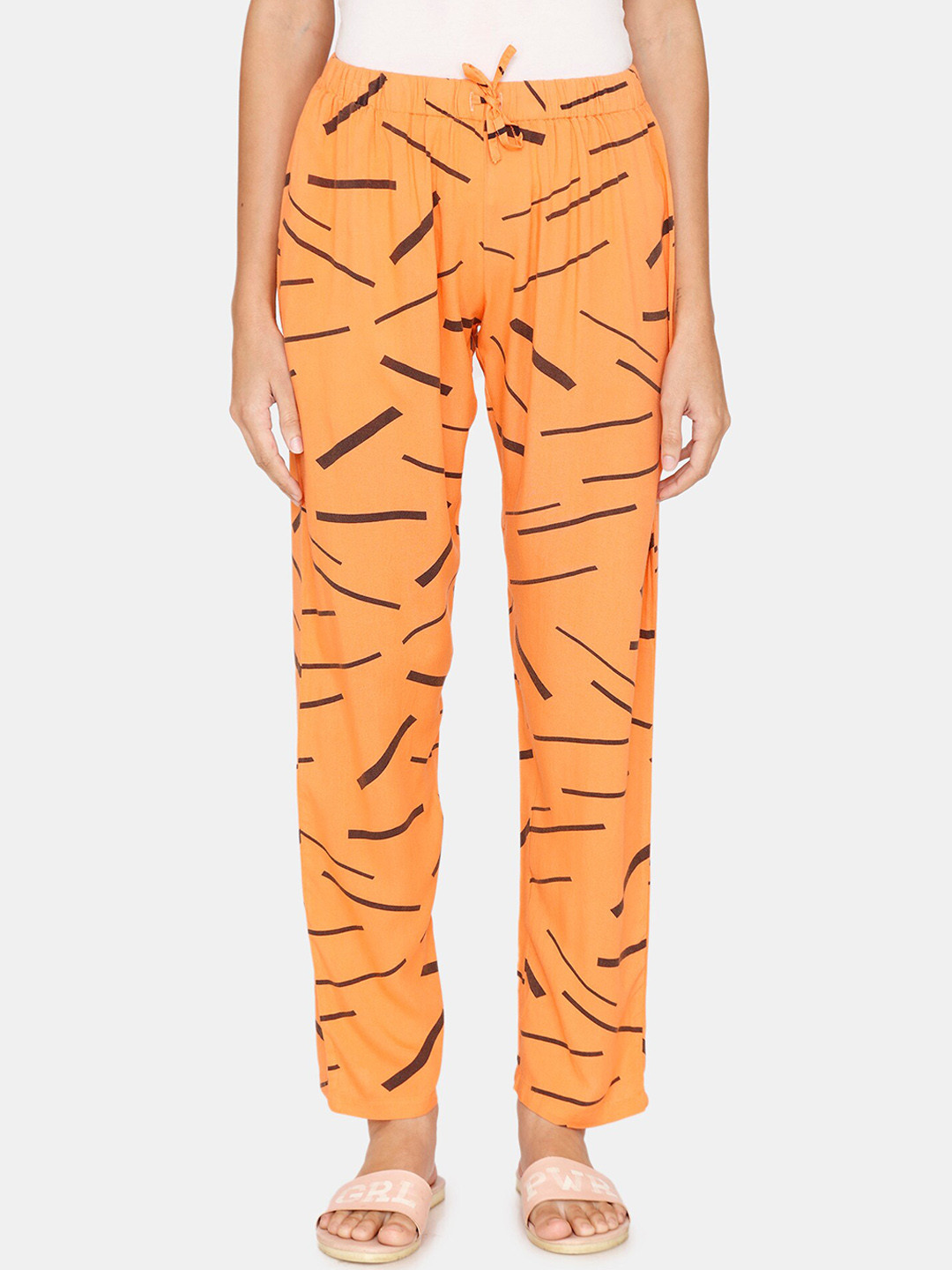 

Coucou by Zivame Women Peach Woven Pyjama