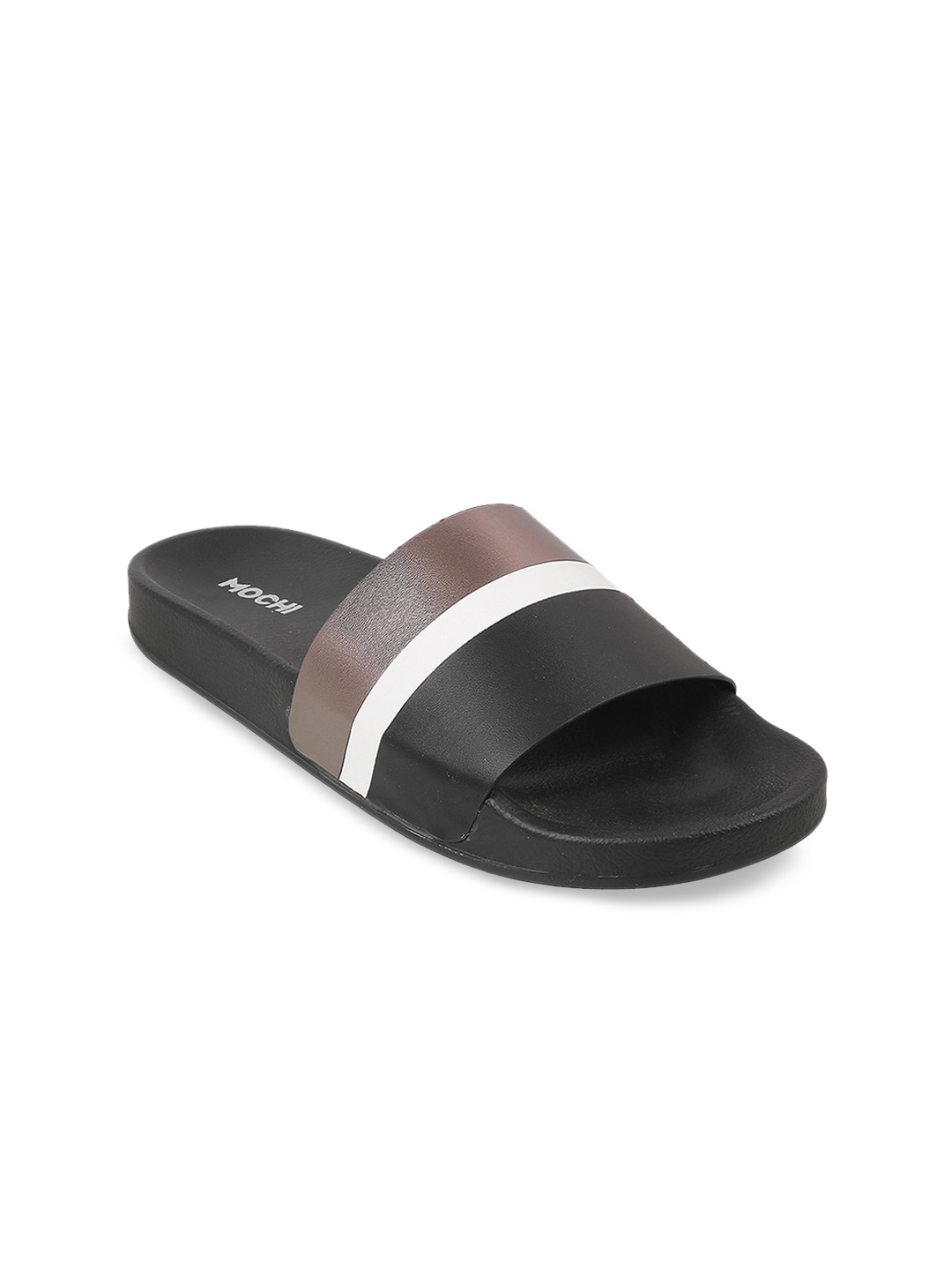 

Mochi Women Black Colourblocked Sliders