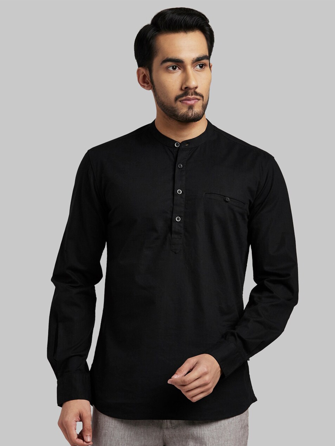 

Parx Men Black Slim Fit Casual Shirt