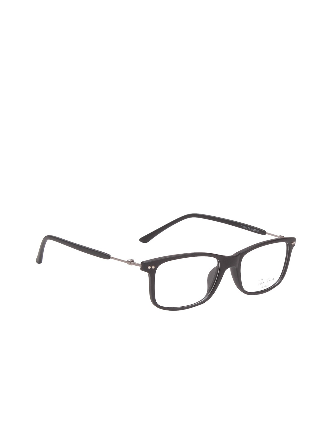 

Ted Smith Unisex Black Full Rim Wayfarer Frames Eyeglasses