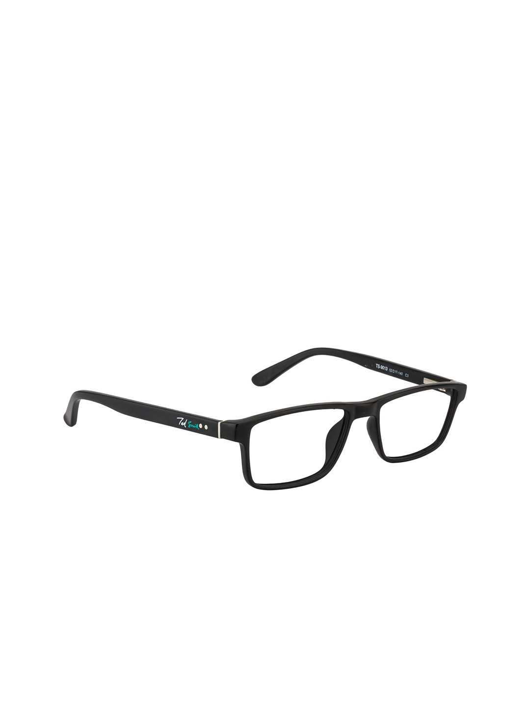 

Ted Smith Unisex Black Solid Full Rim Wayfarer Frames
