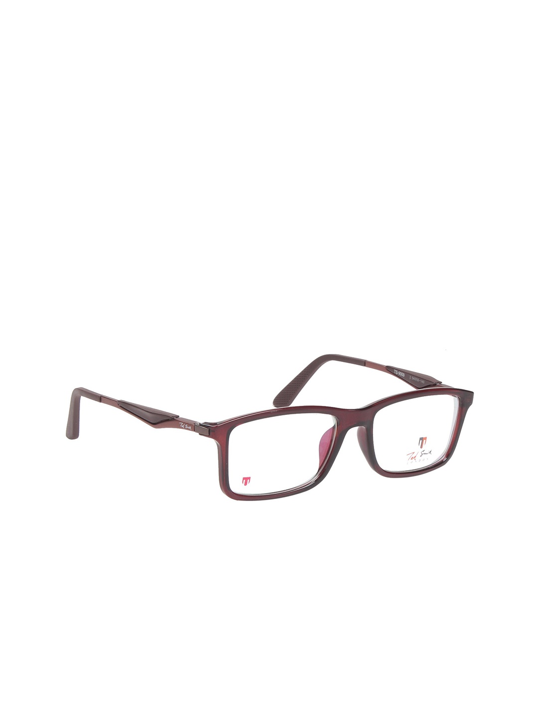 

Ted Smith Unisex Brown Full Rim Wayfarer Frames Eyeglasses