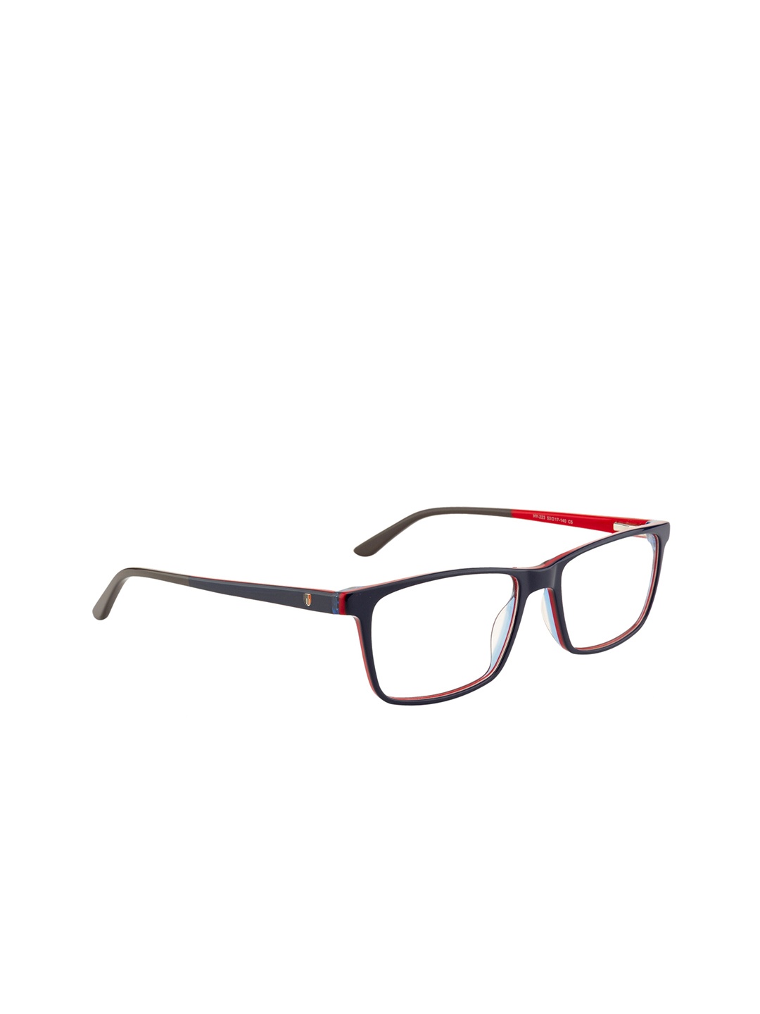 

Ted Smith Unisex Blue & Red Full Rim Wayfarer Frames TSF-HY-223_C5