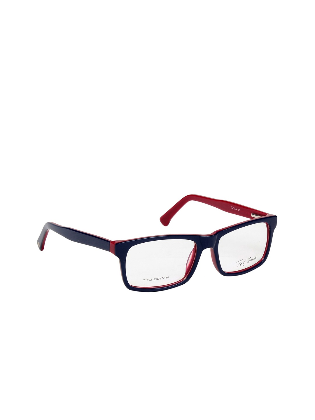

Ted Smith Unisex Blue Full Rim Wayfarer Frames TSF-T1002_BLU/RED