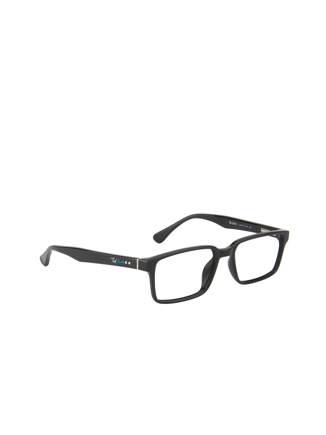 

Ted Smith Unisex Black Full Rim Rectangle Frames Eyeglasses