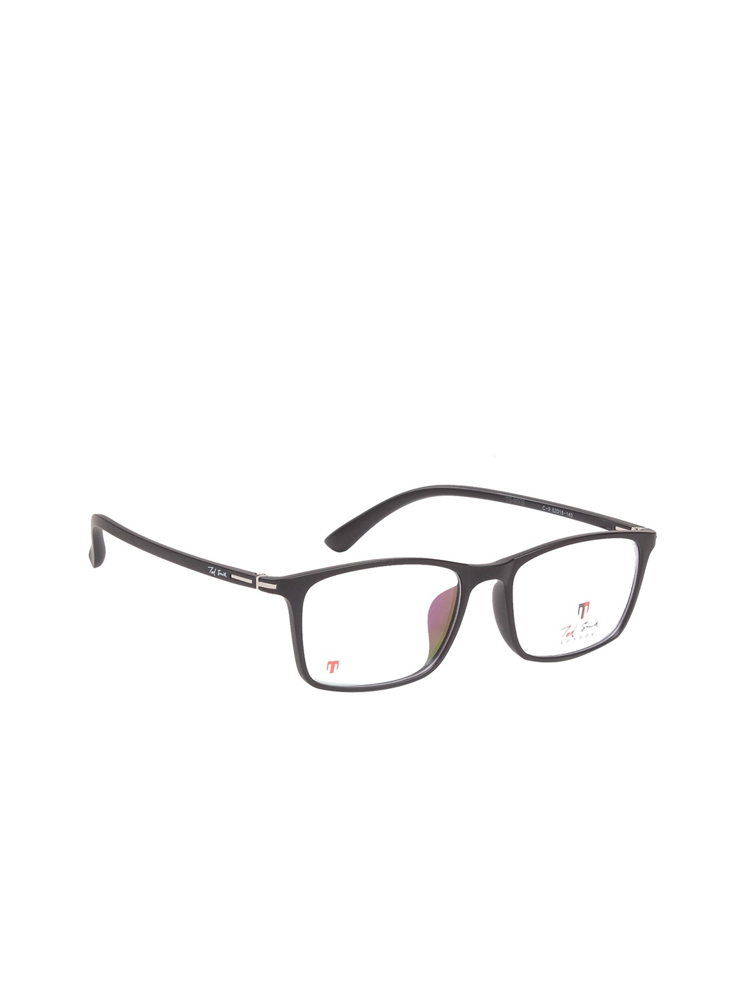 

Ted Smith Unisex Black Full Rim Wayfarer Frames Eyeglasses