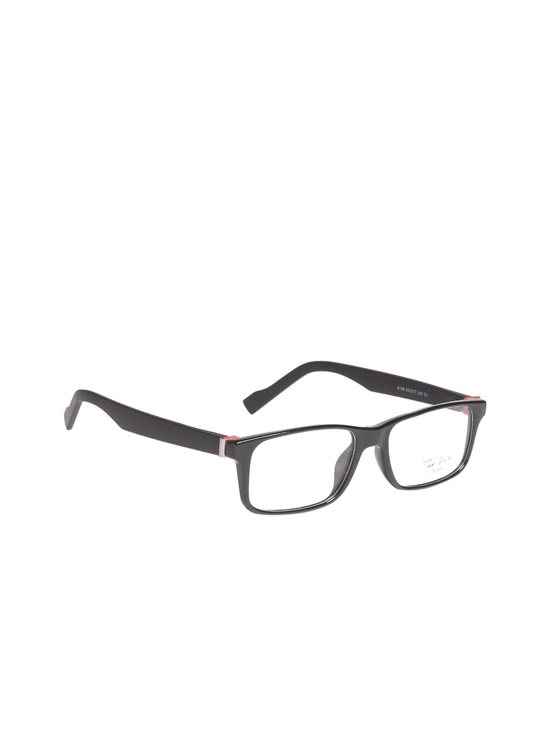 

Ted Smith Unisex Black Full Rim Rectangle Frames