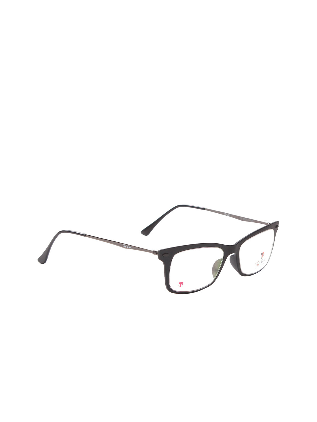 

Ted Smith Unisex Black Full Rim Wayfarer Frames Eyeglasses