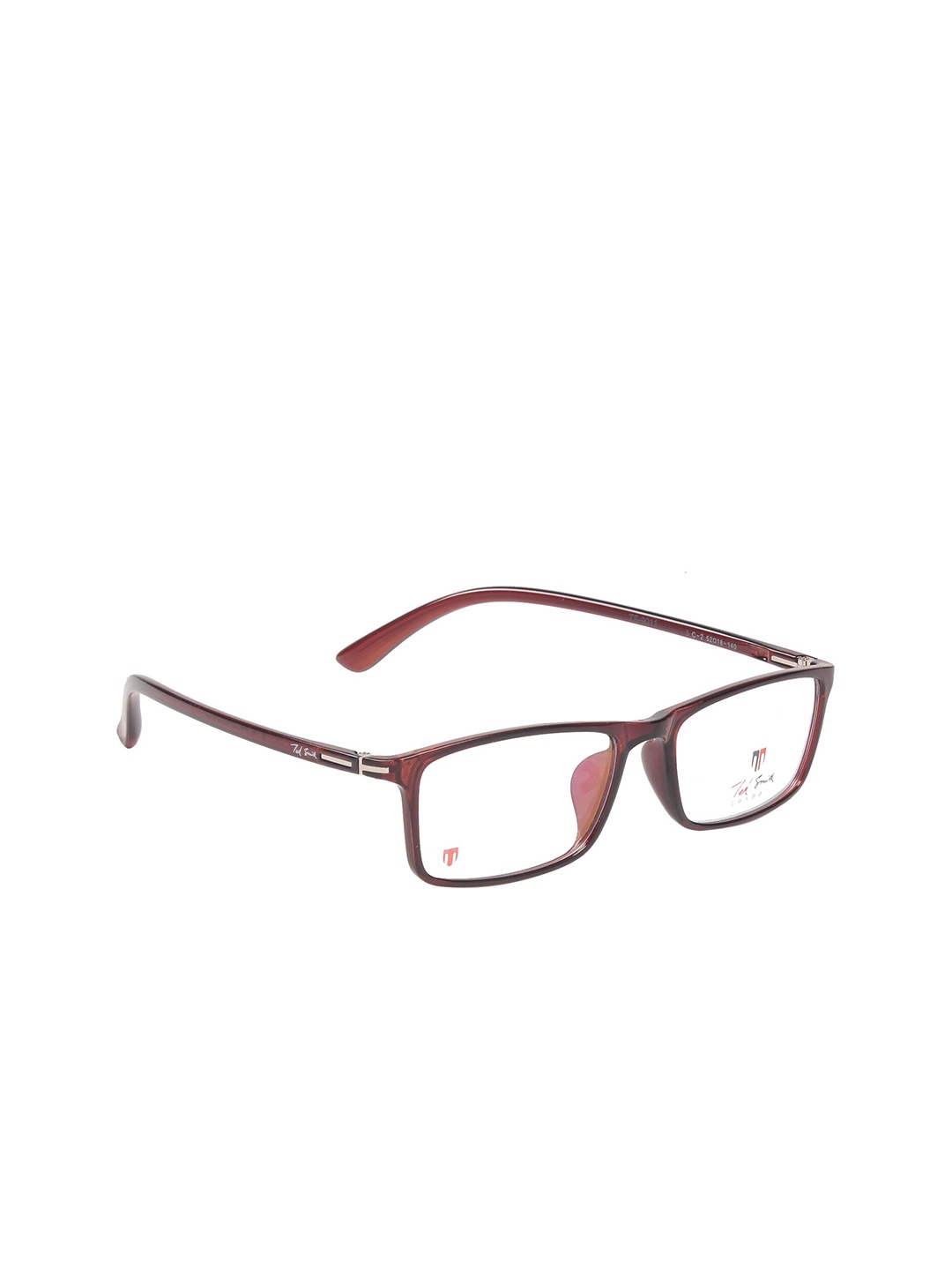 

Ted Smith Unisex Brown Full Rim Wayfarer Frames Eyeglasses