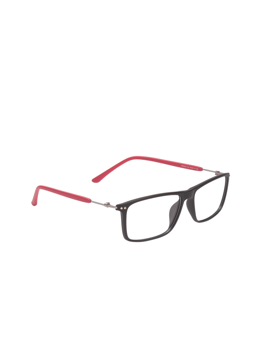 

Ted Smith Unisex Black Solid Full Rim Wayfarer Frames Eyeglasses