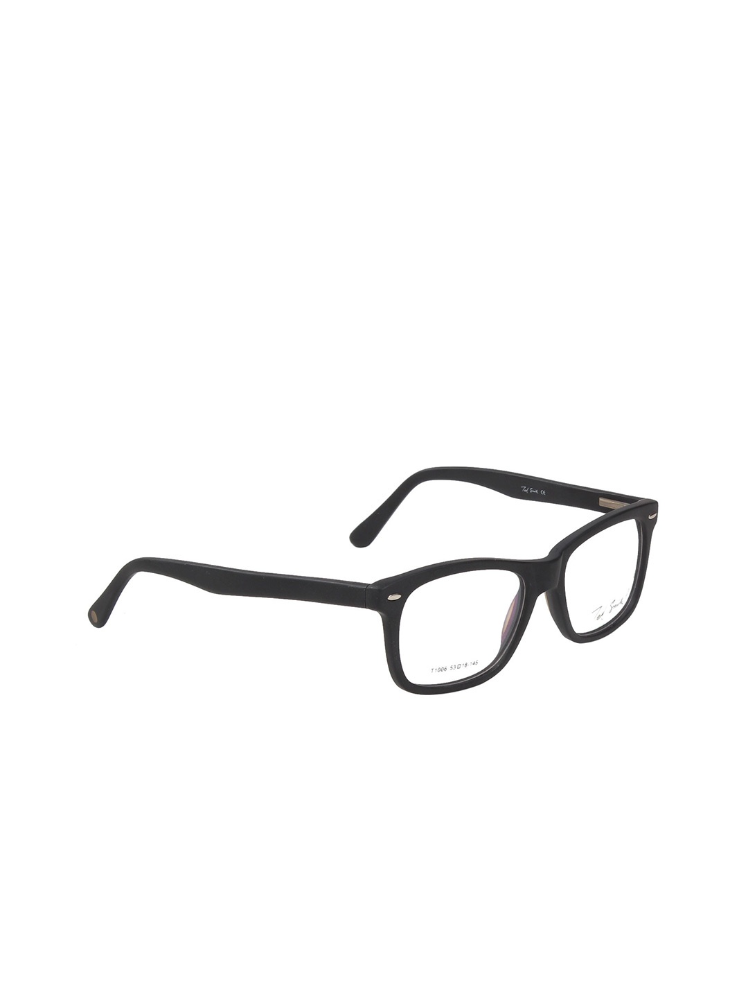 

Ted Smith Unisex Black Full Rim Wayfarer Frames TSF-T1006_M.BLK-Black