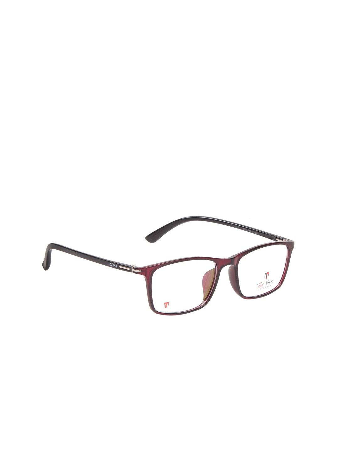 

Ted Smith Unisex Brown Full Rim Wayfarer Frames Eyeglasses