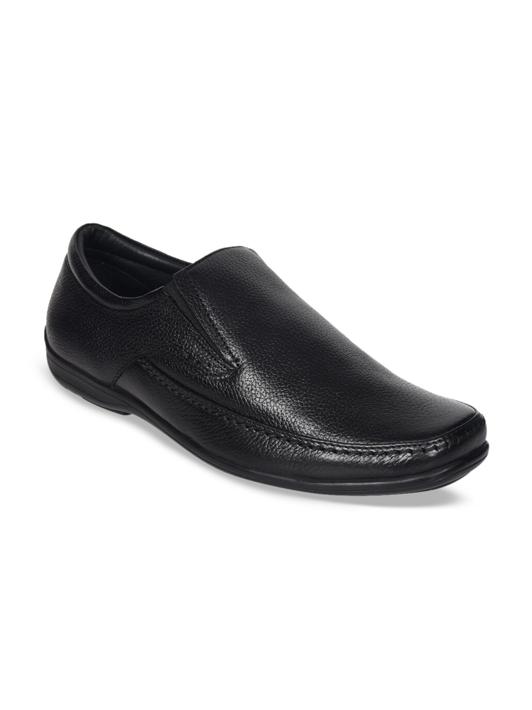 

Ajanta Men Black Solid Formal Slip-On