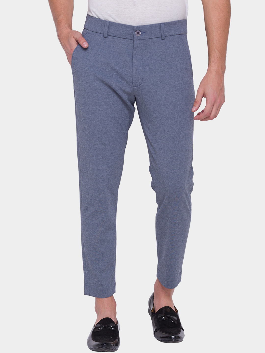

Being Human Men Blue Slim Fit Trousers