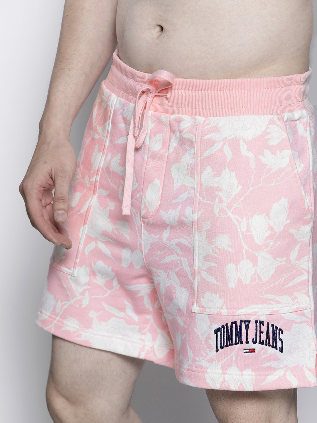 

Tommy Hilfiger Men Floral Printed Beach Shorts, Pink
