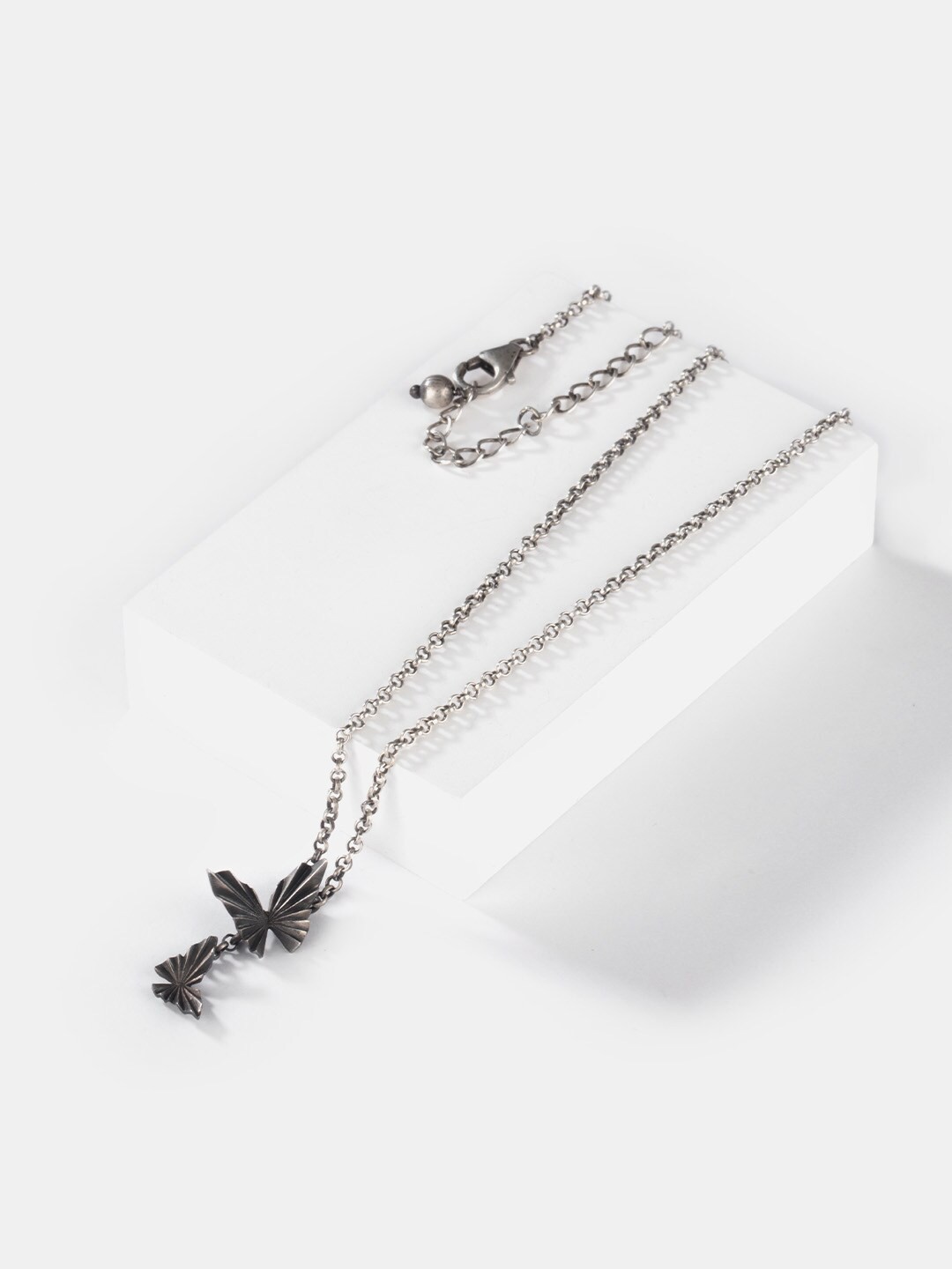 

SHAYA Women Silver-Toned Sterling Silver Necklace