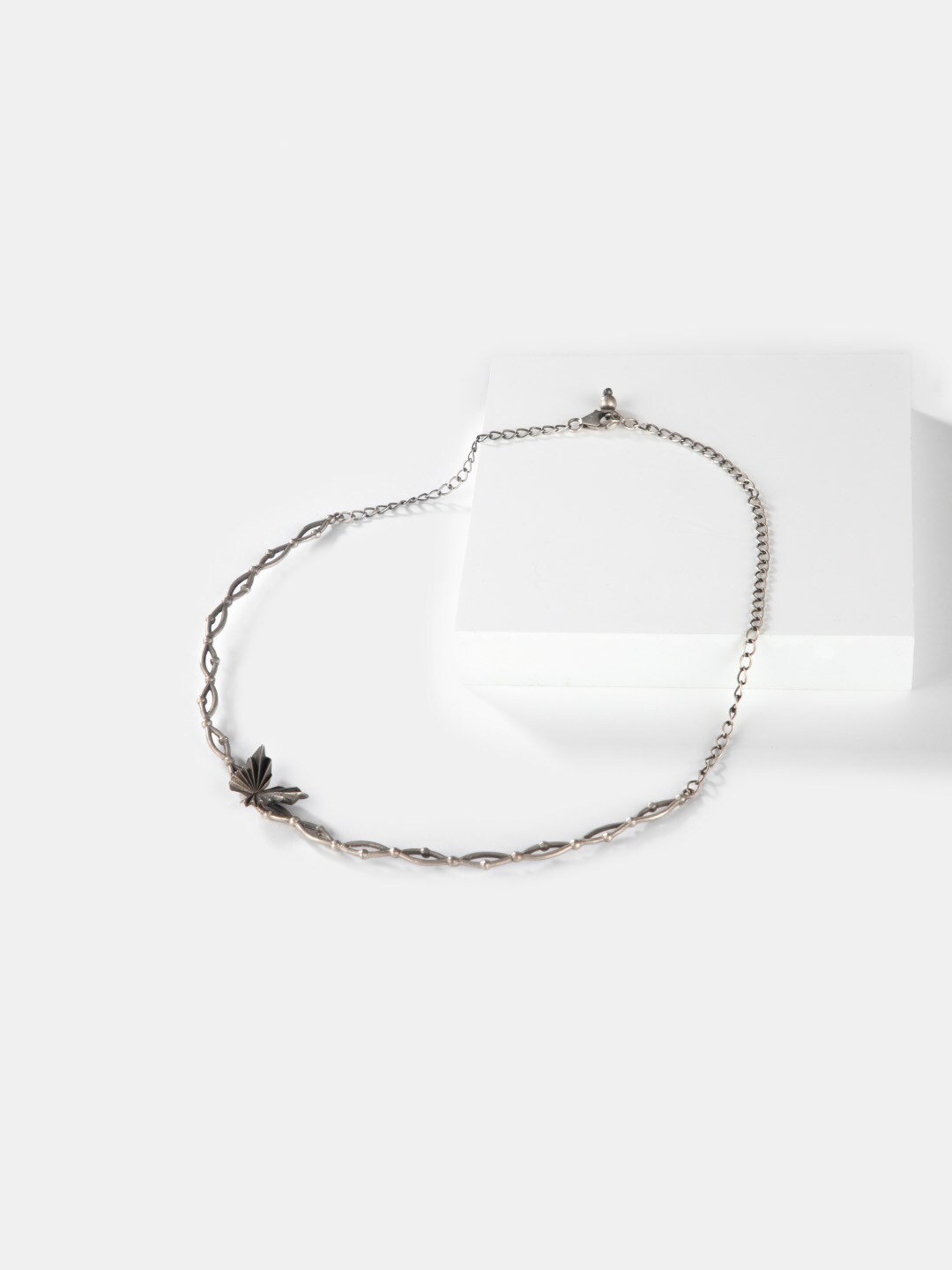 

SHAYA Women 925 Silver-Plated Chasing My Honest Efforts Necklace