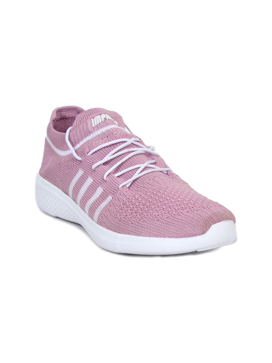 

IMPAKTO Women Pink Woven Design Sneakers