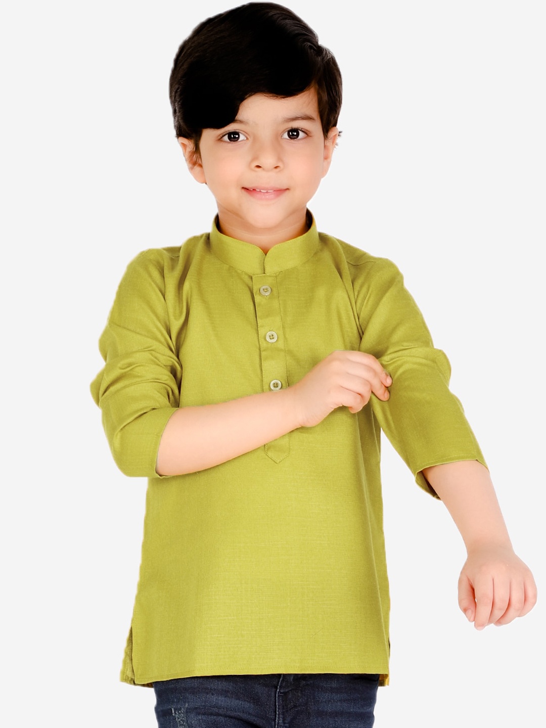 

BownBee Boys Green Kurta