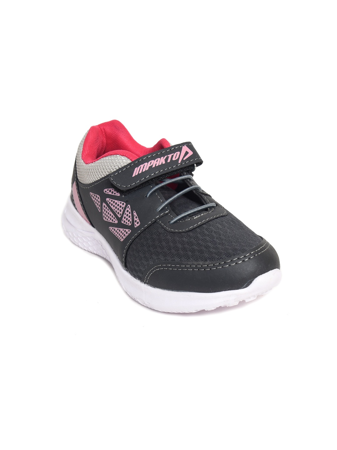 

IMPAKTO Boys Grey Textured Sneakers