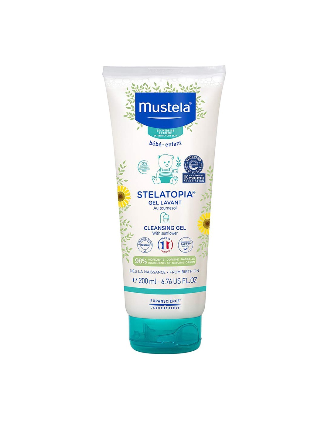 

Mustela Stellatopia Cleansing Gel, 200 ml, White