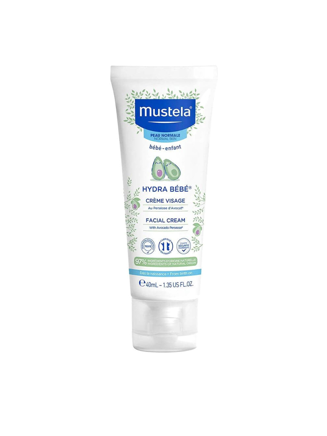 

Mustela Hydra BeBe Facial Cream, 40 ml, White