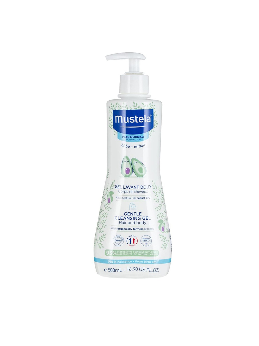 

Mustela Gentle Cleansing Gel 500 ml, White