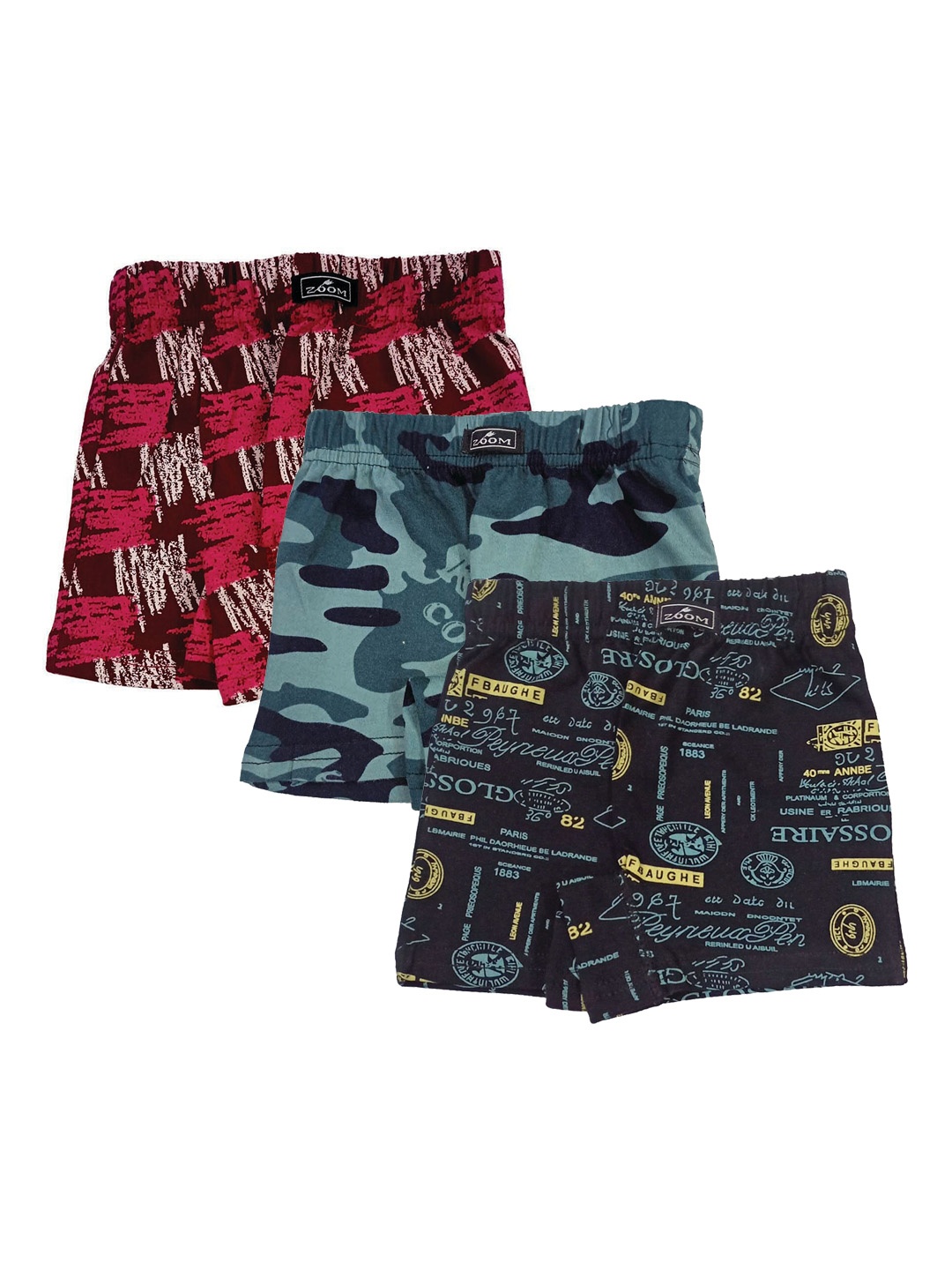 

Zoom Minimondo Unisex Kids Assorted Printed Cotton Shorts