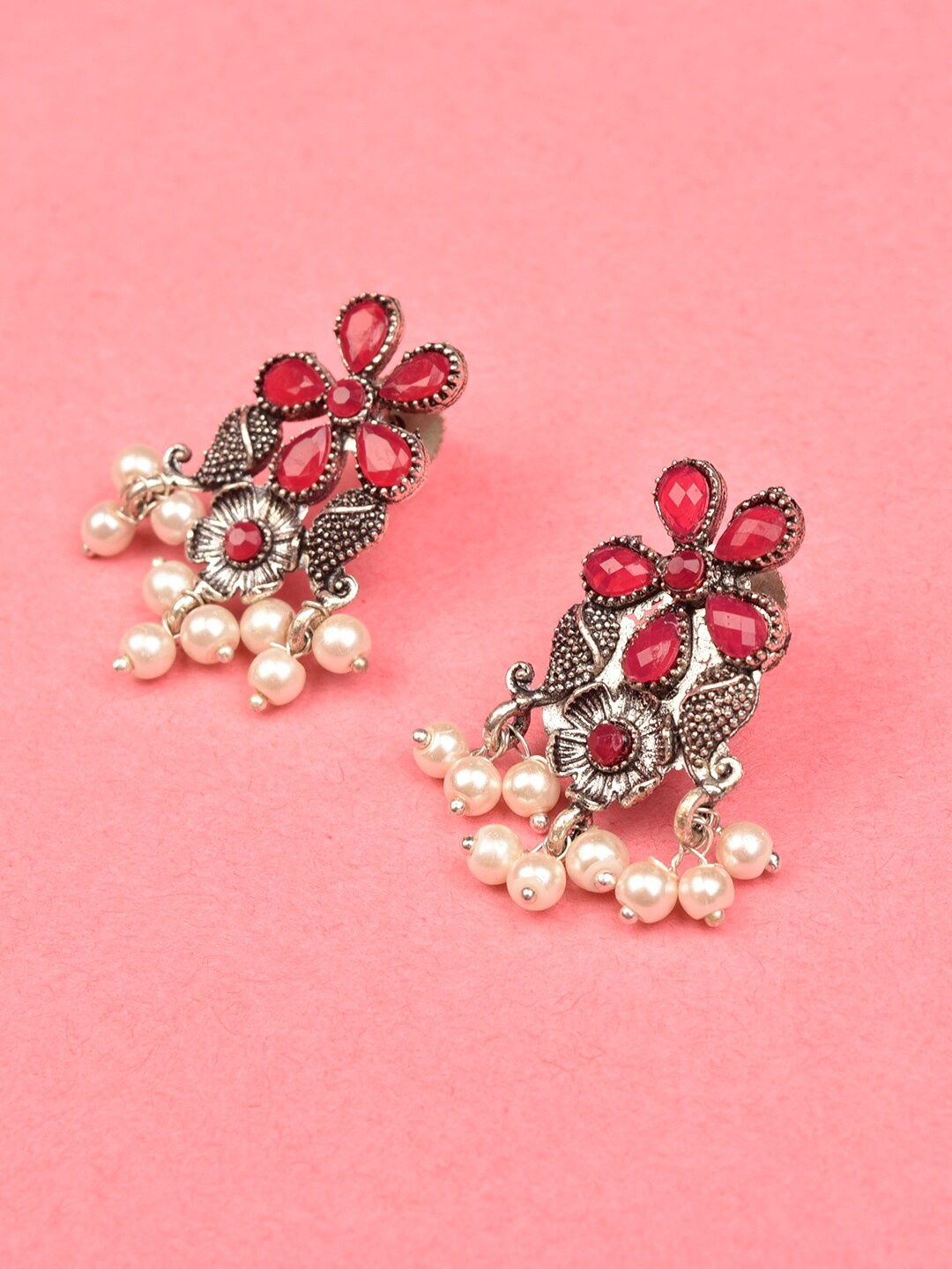 

Indi INSIDE Pink Teardrop Shaped Drop Earrings