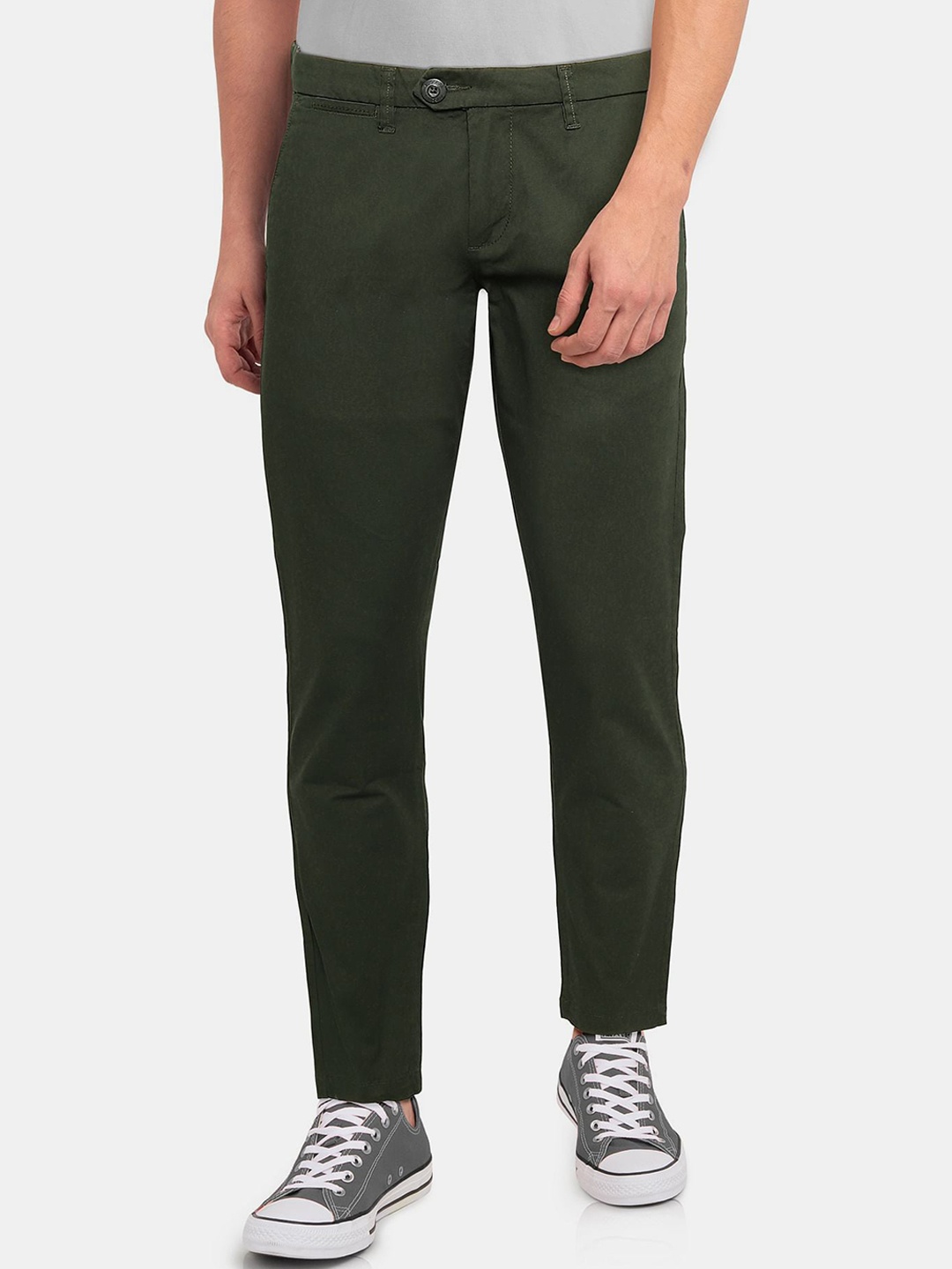 

Ruggers Men Green Trousers