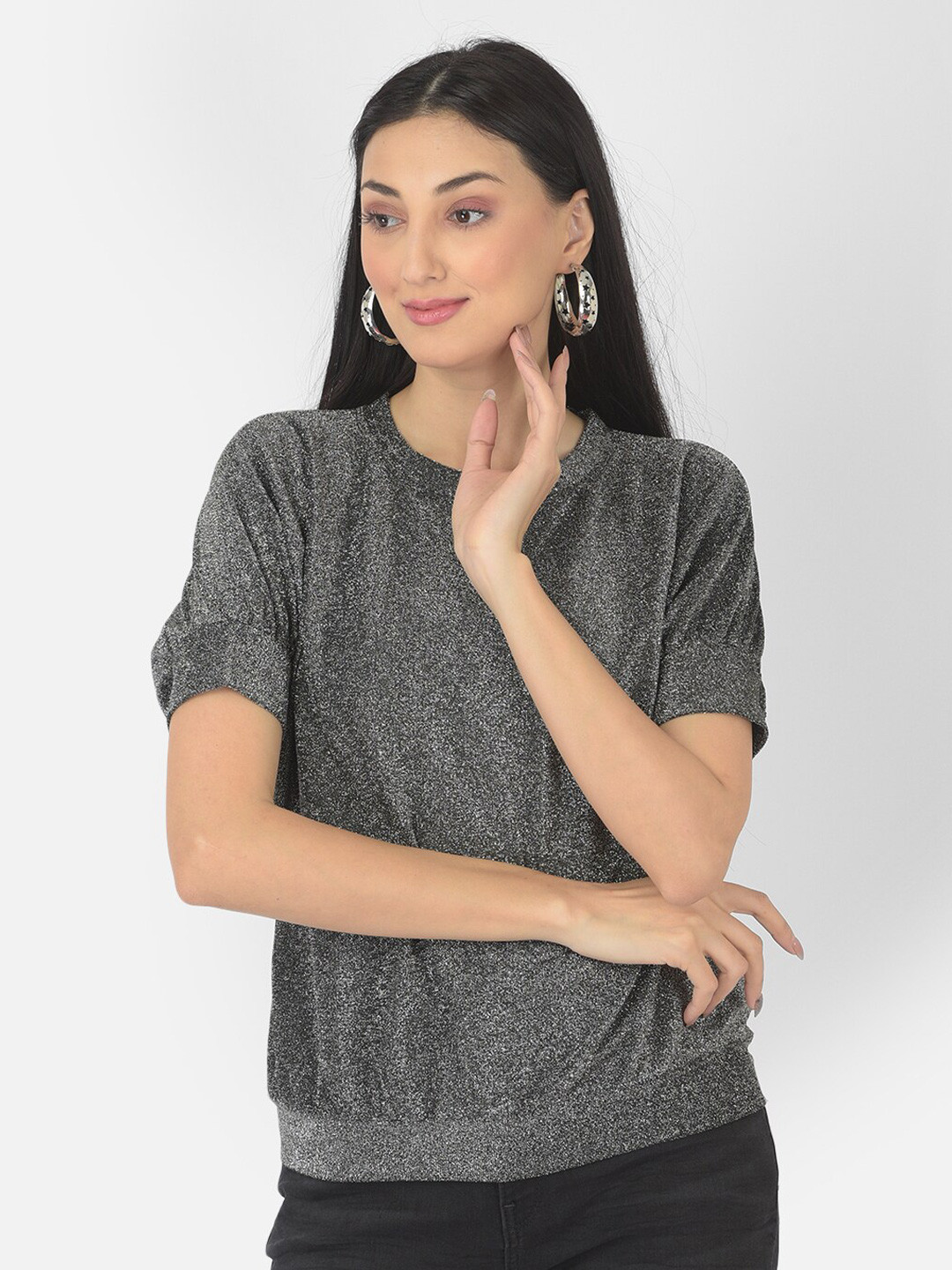 

Latin Quarters Charcoal Grey Top