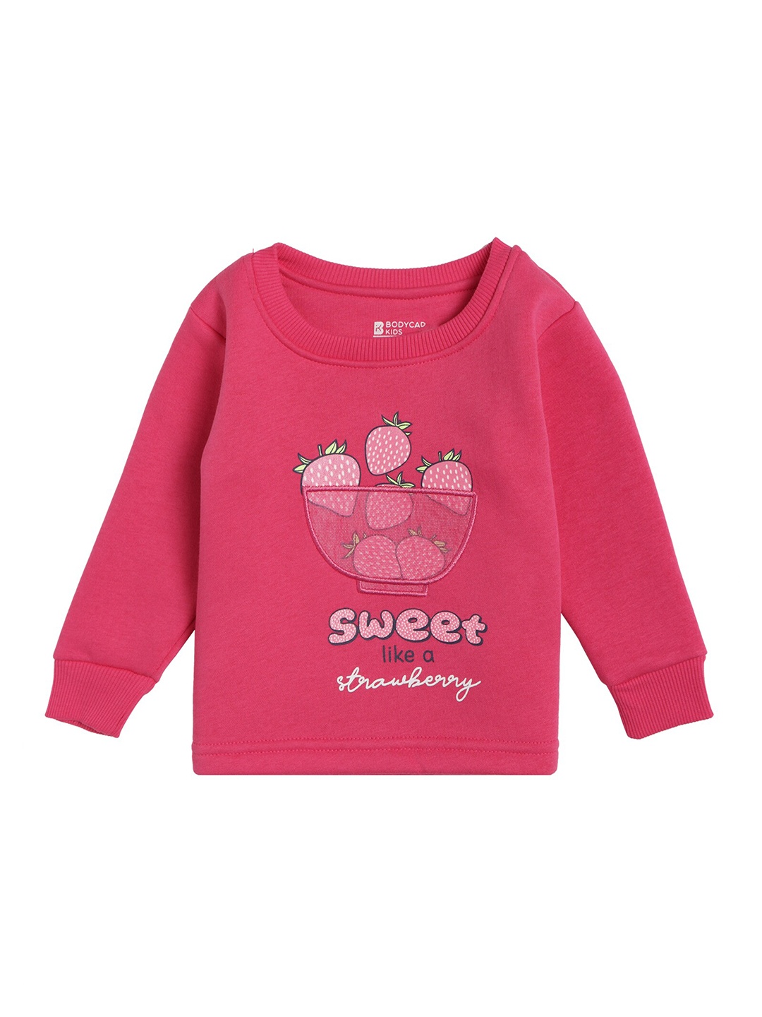 Bodycare Kids Girls Fuchsia Printed T-shirt