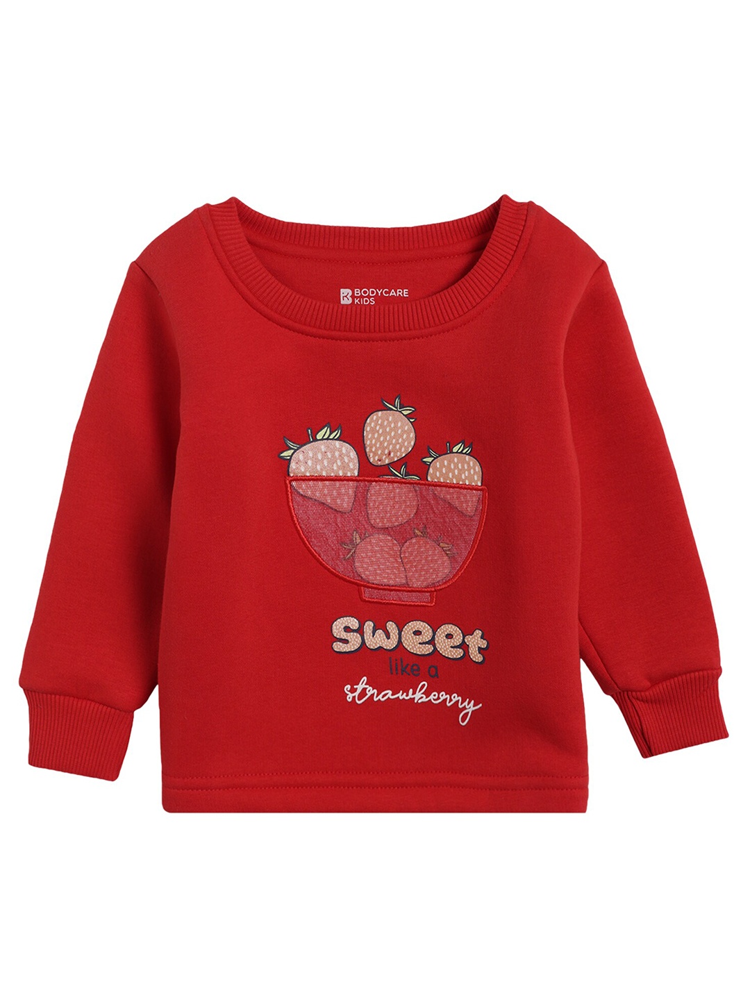 

Bodycare Kids Girls Red Printed T-shirt