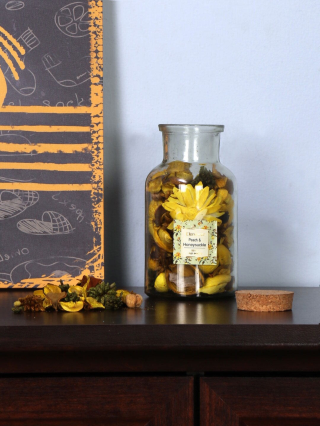 

Athome by Nilkamal Mustard Poetic Honeysuckle Potpourrie Bottle