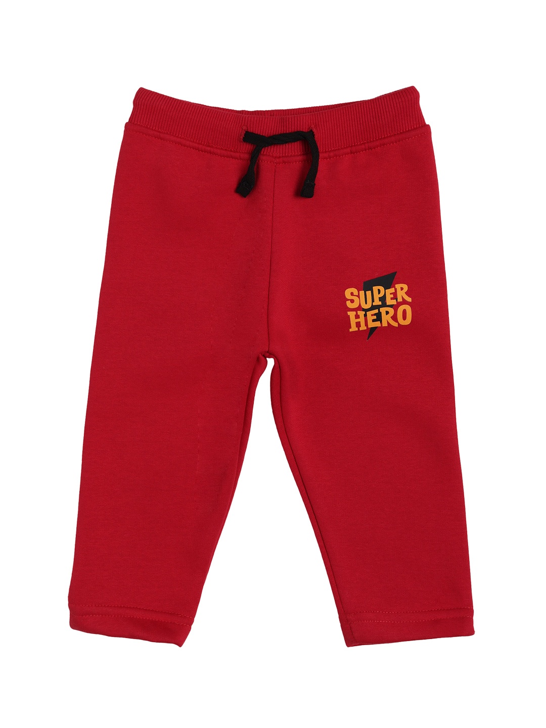 

Bodycare Kids Boys Maroon Solid Pure Cotton Track Pants