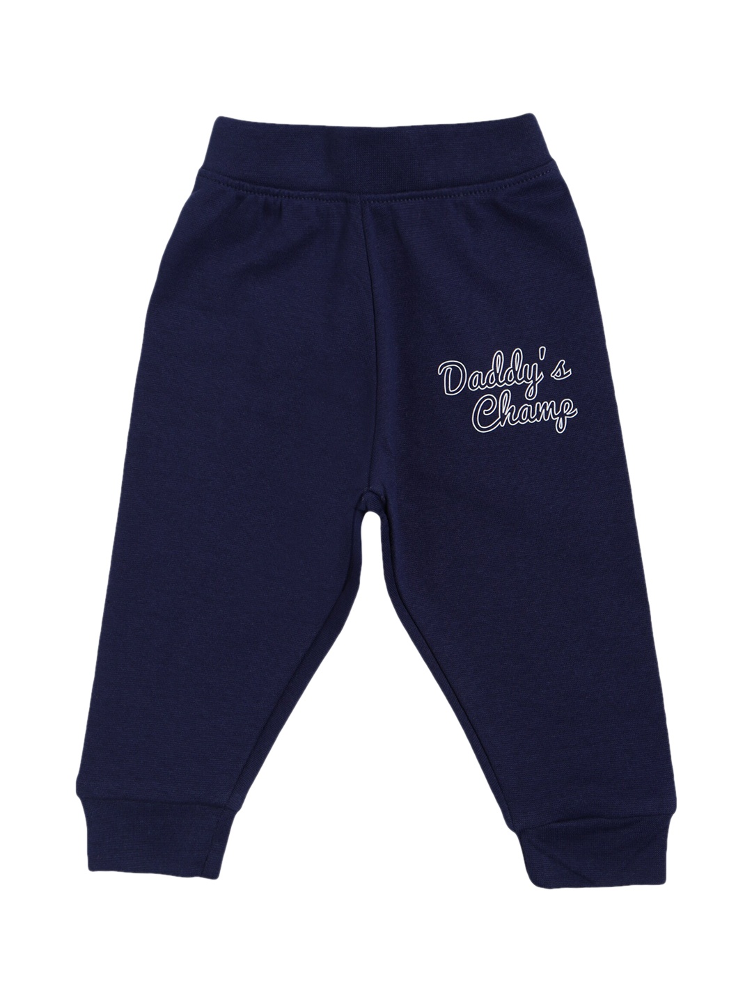 

Bodycare Kids Boys Navy Blue Solid Cotton Joggers