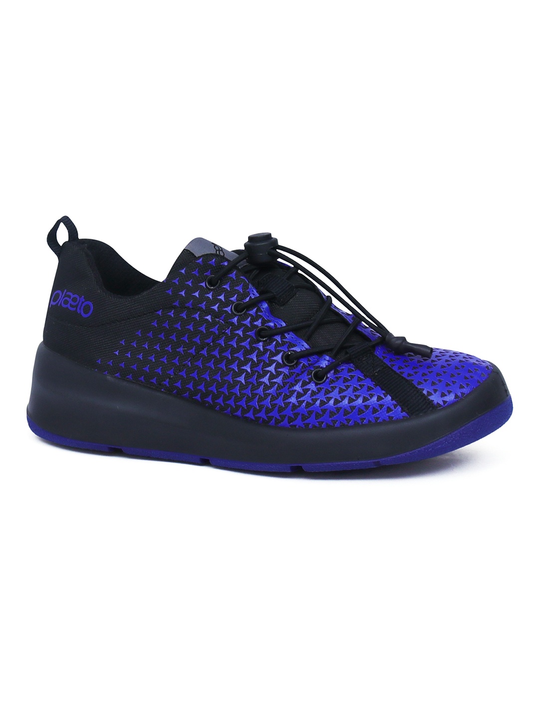

plaeto Kids Starblast Non-Marking Multiplay Sports Shoes, Black