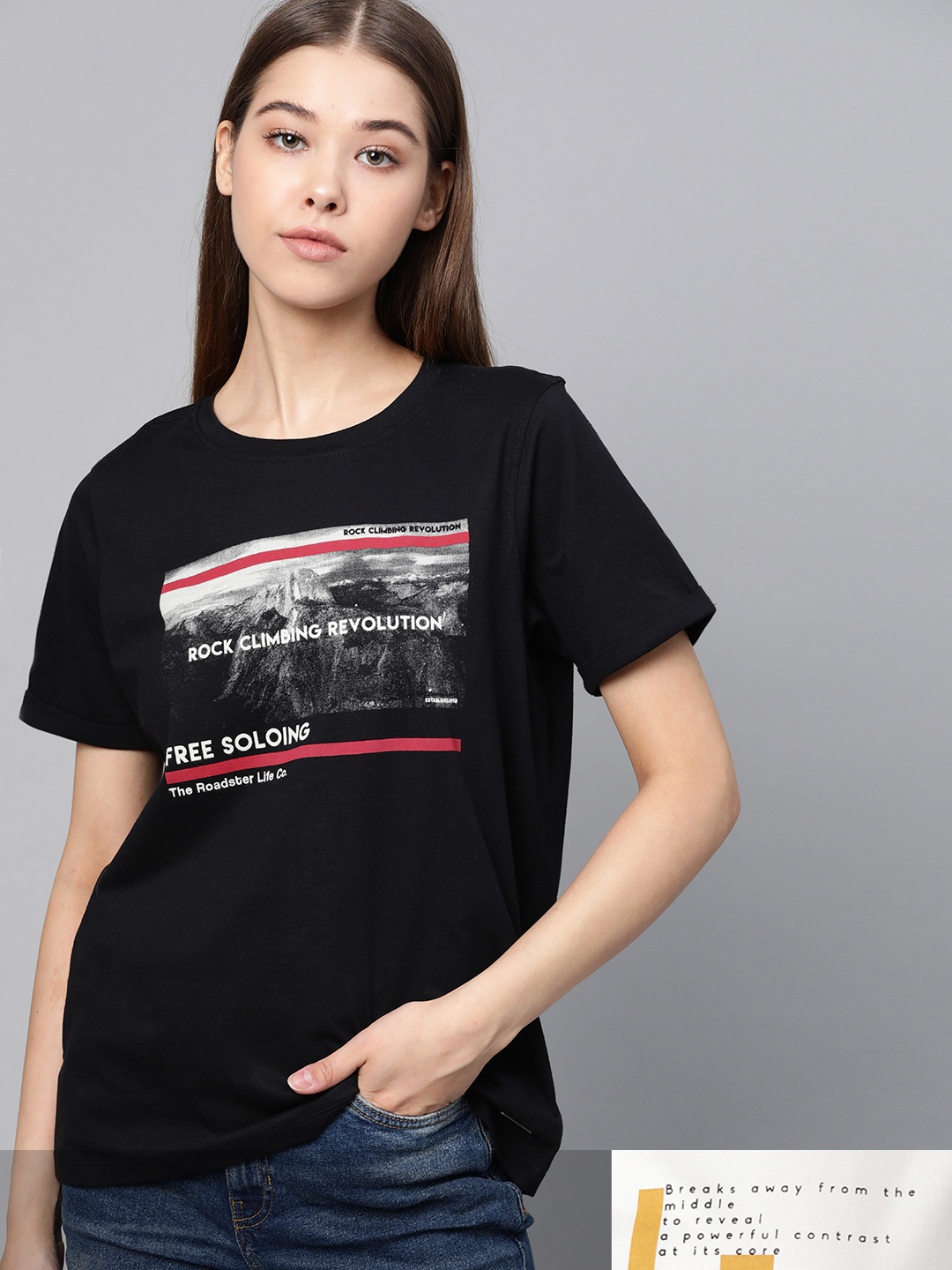 

Roadster Women Pack of 2 Cotton T-shirts, Off white