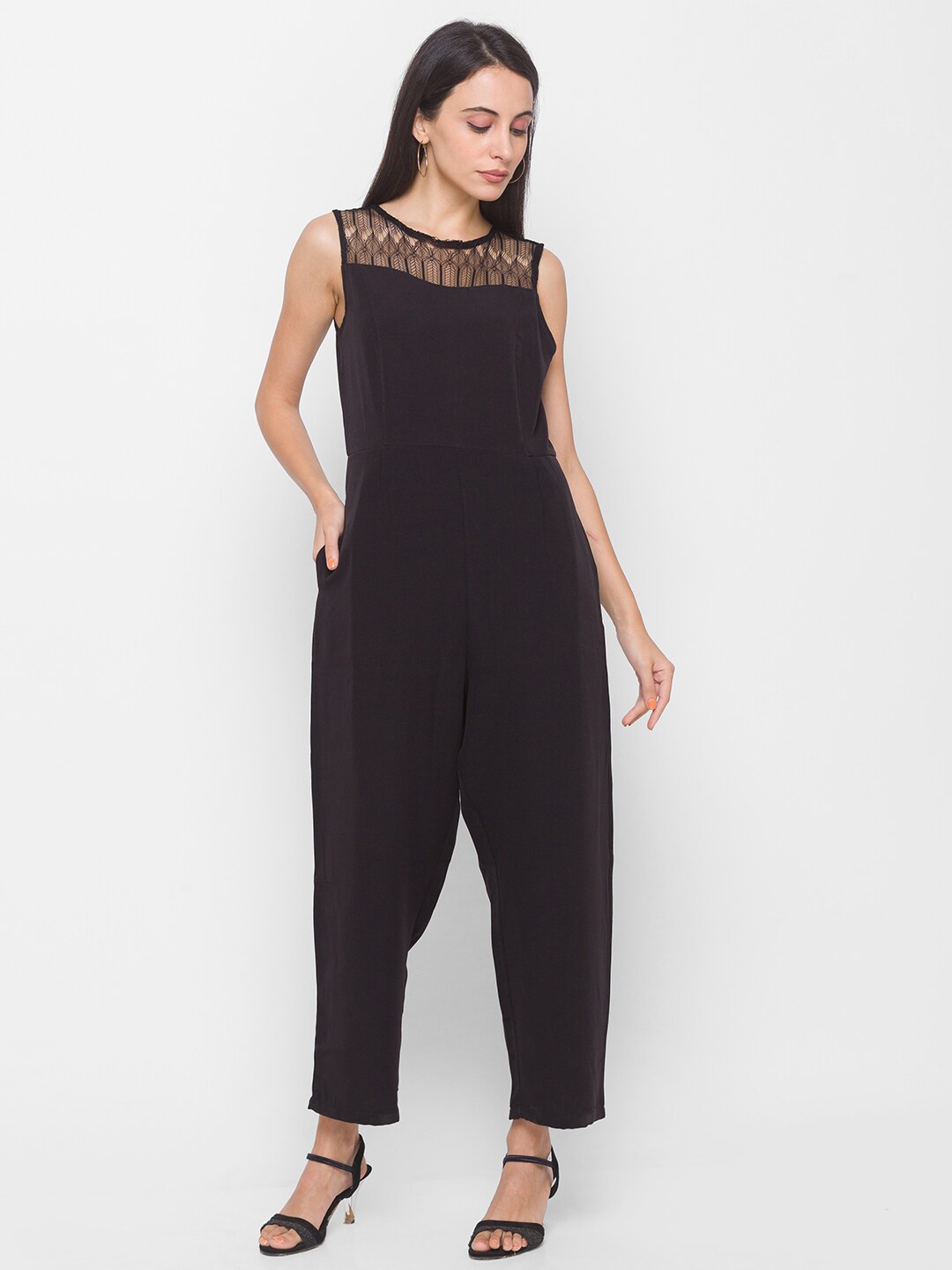 

Globus Black Basic Jumpsuit