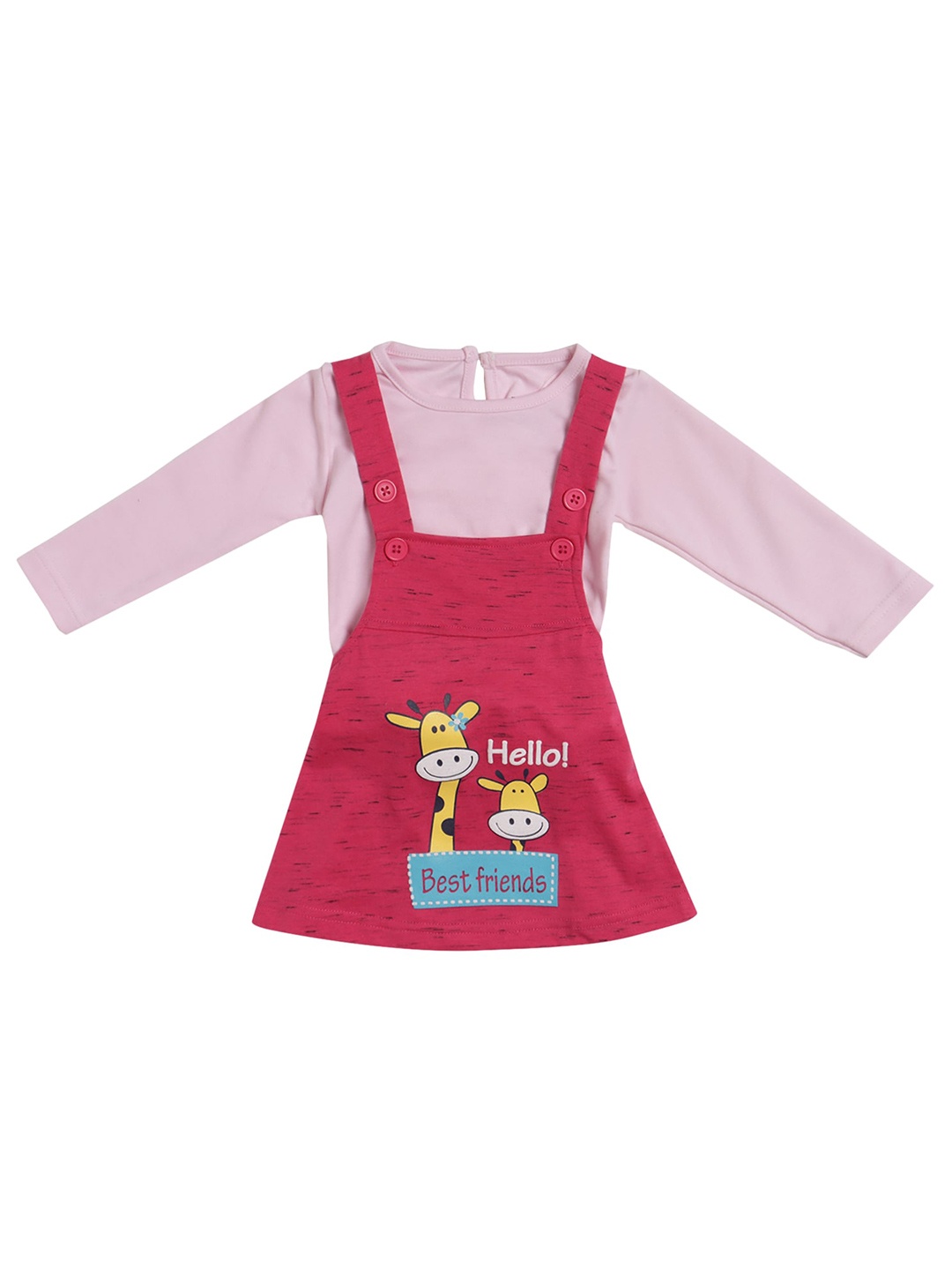 

Bodycare Girls Fuchsia Pinafore Dress