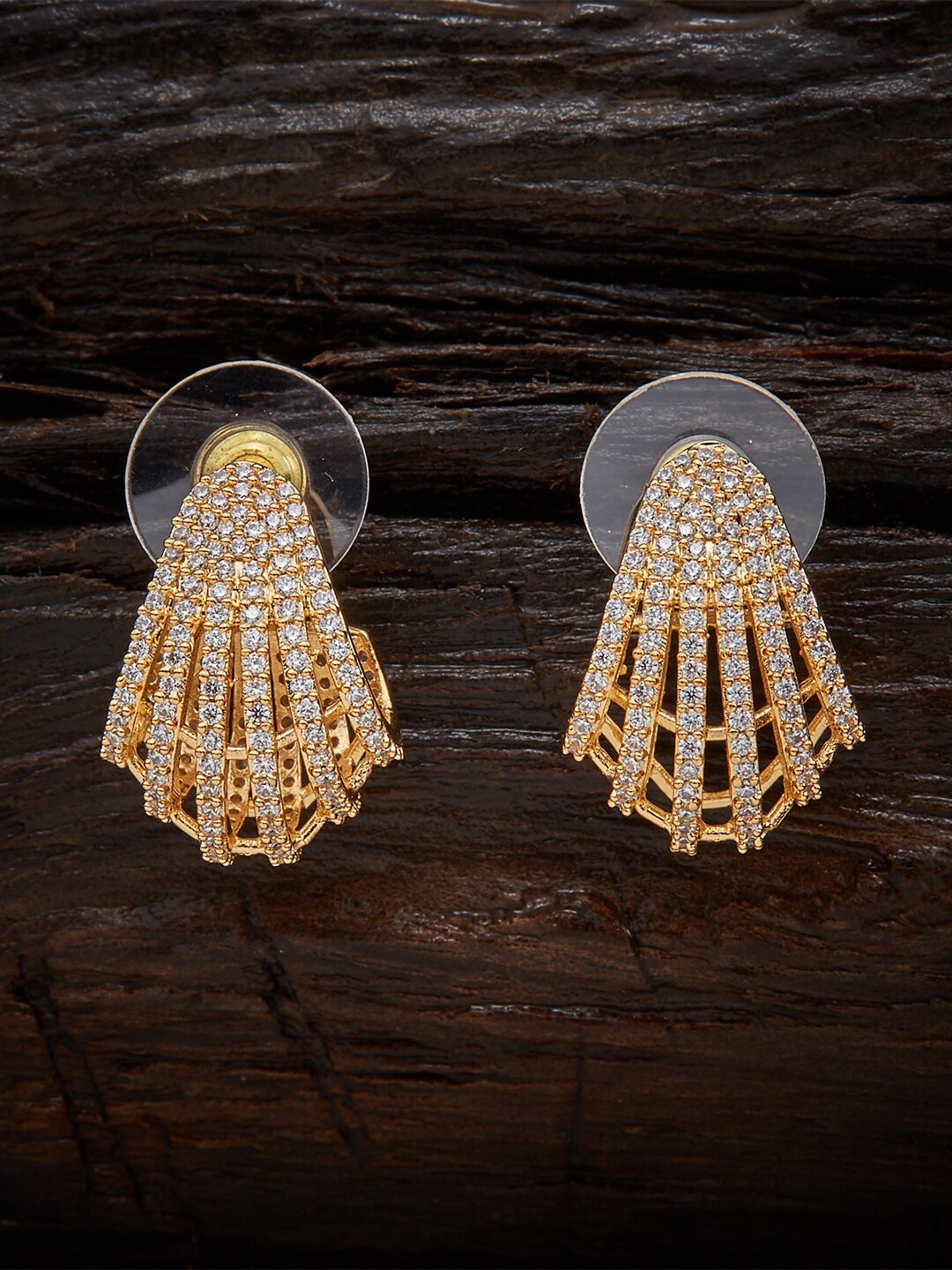 

Kushal's Fashion Jewellery White Contemporary Studs Earrings