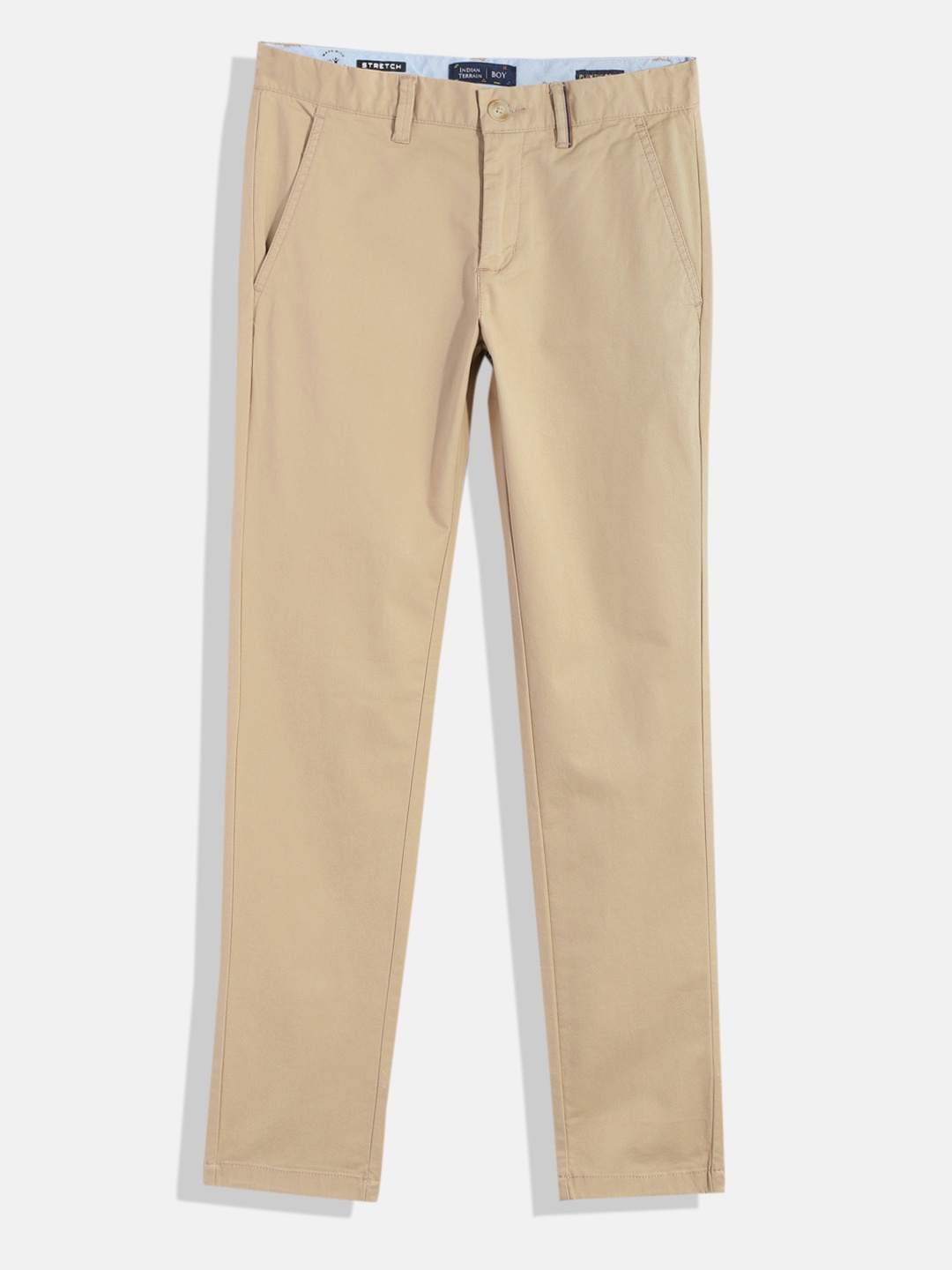 

Indian Terrain Boys Chino Trousers, Khaki