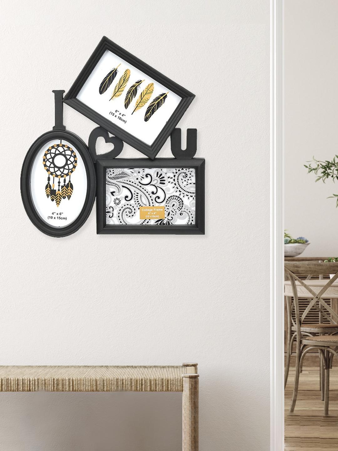 

Athome by Nilkamal Black Set of 3 Photo Frames