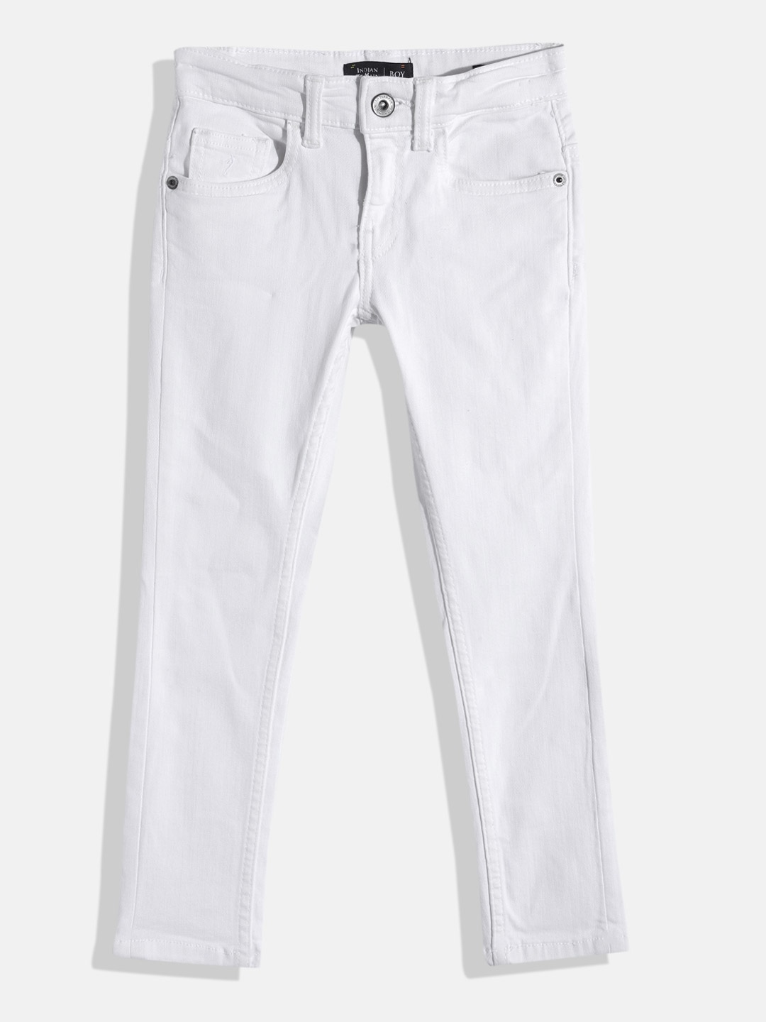 

Indian Terrain Boys Stretchable Jeans, White