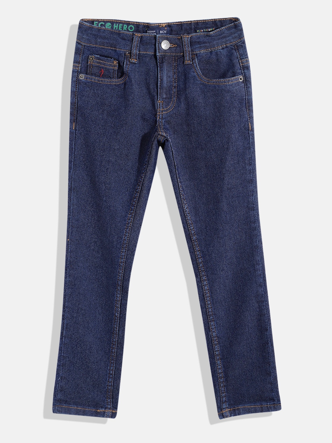 

Indian Terrain Boys Stretchable Jeans, Blue