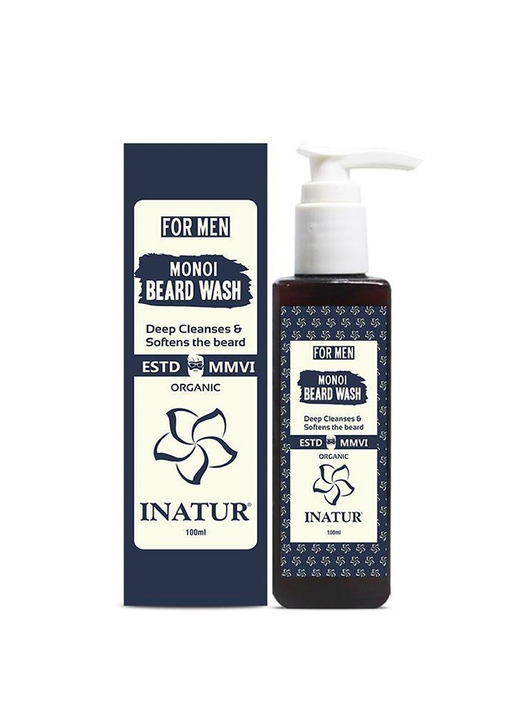 

Inatur Men Monoi Beard Wash 100ml, White
