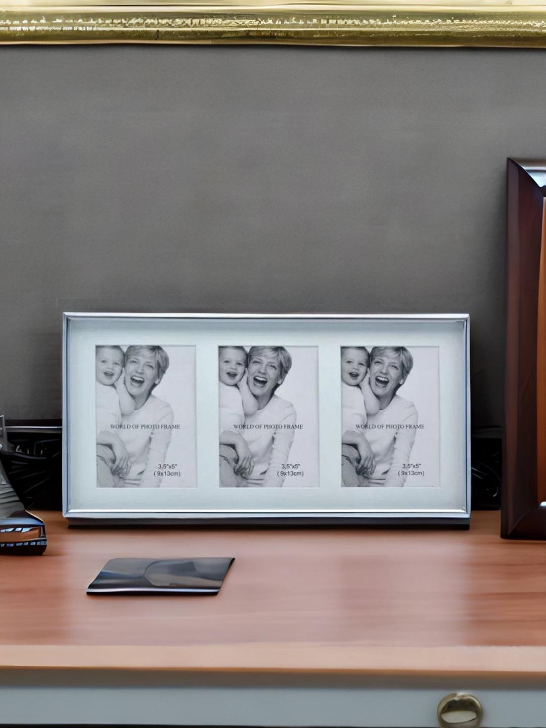 

Athome by Nilkamal Silver-Toned Horizontal Photo Frame