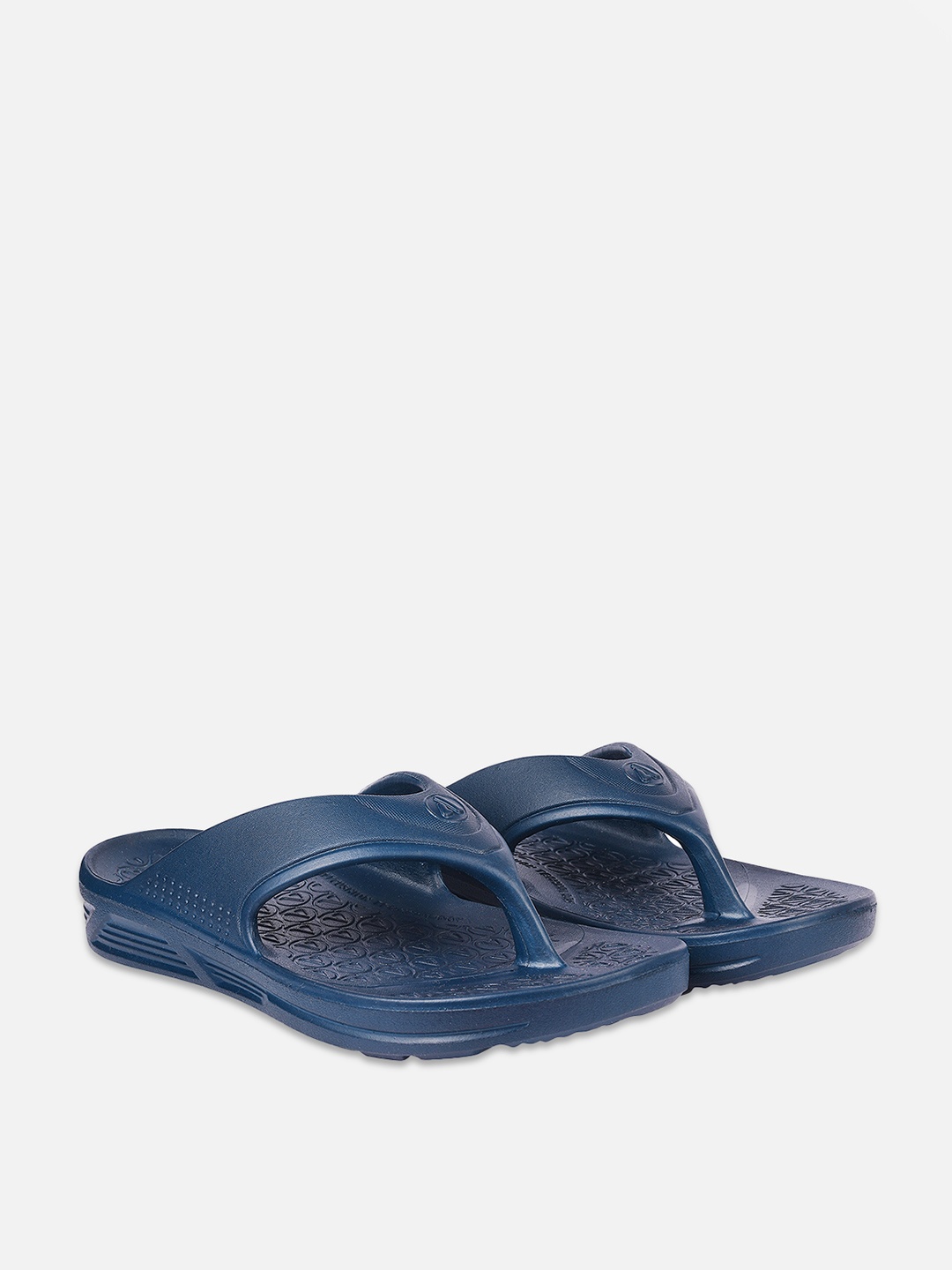 

Aqualite Men Textured Thong Flip-Flops, Navy blue