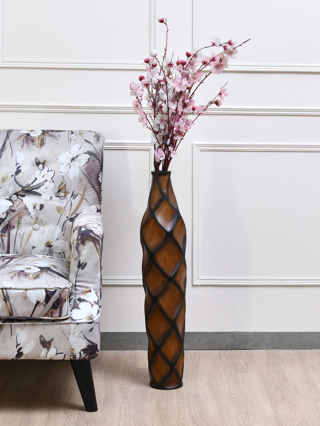 

Athome by Nilkamal Brown Brick Floor Vase