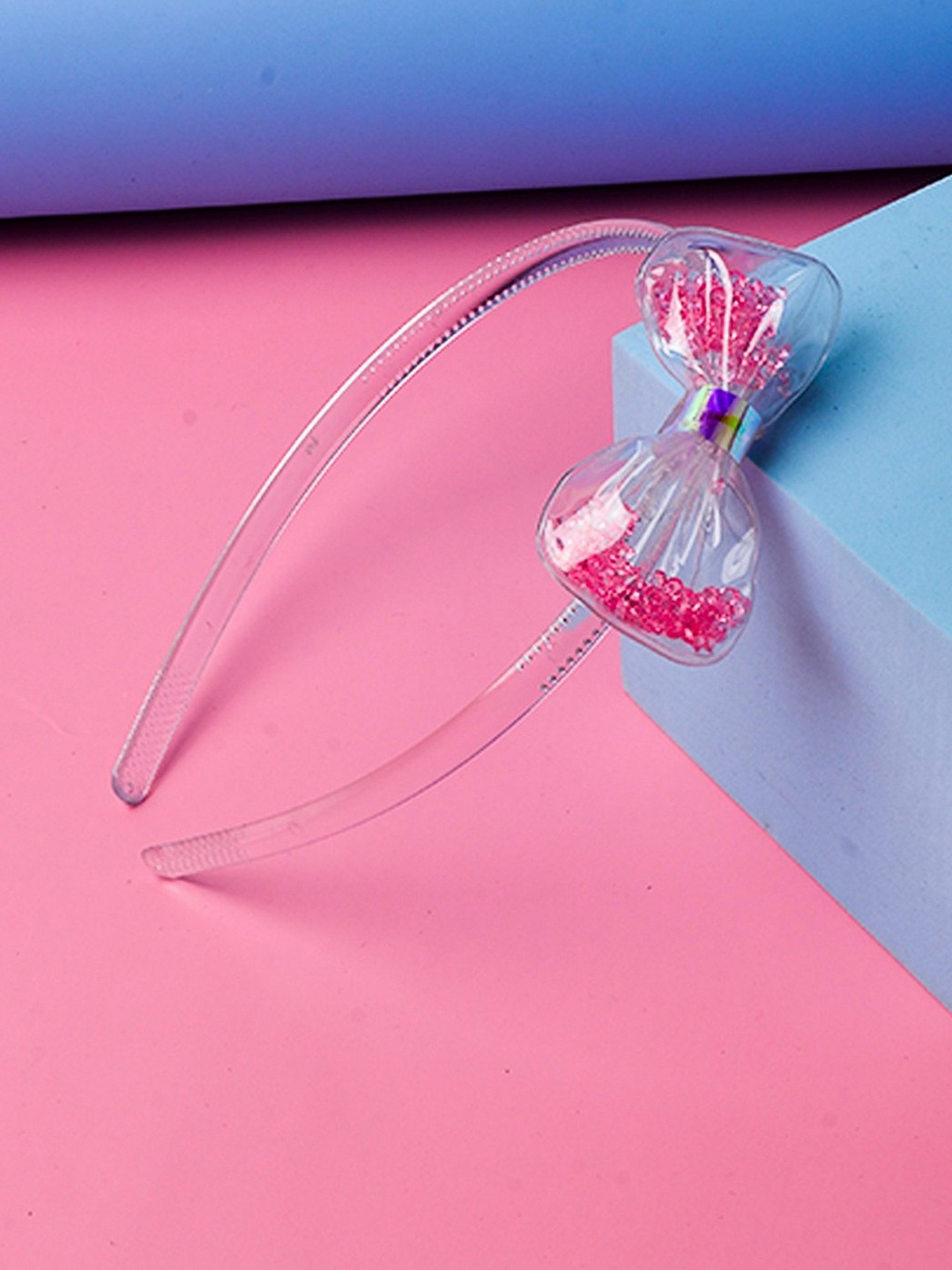 

POPLINS Girls Pink & White Embellished Hairband